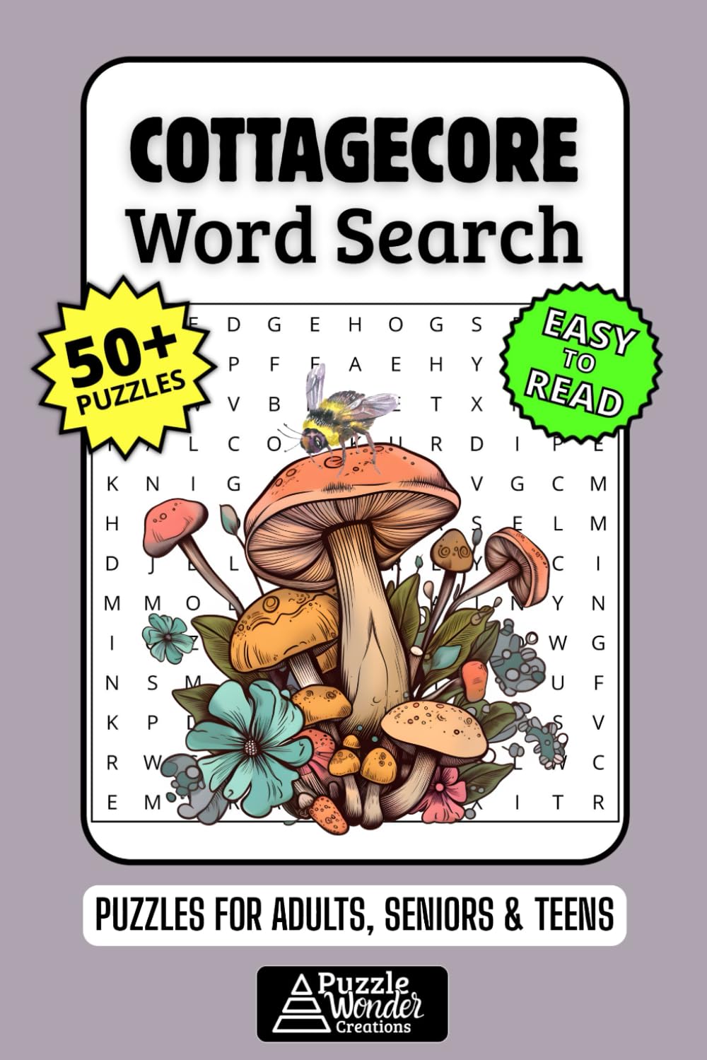 Cottagecore Word Search Puzzle Book: Puzzles of Nature, Cozy Living & Garden Aesthetics! ✨📖