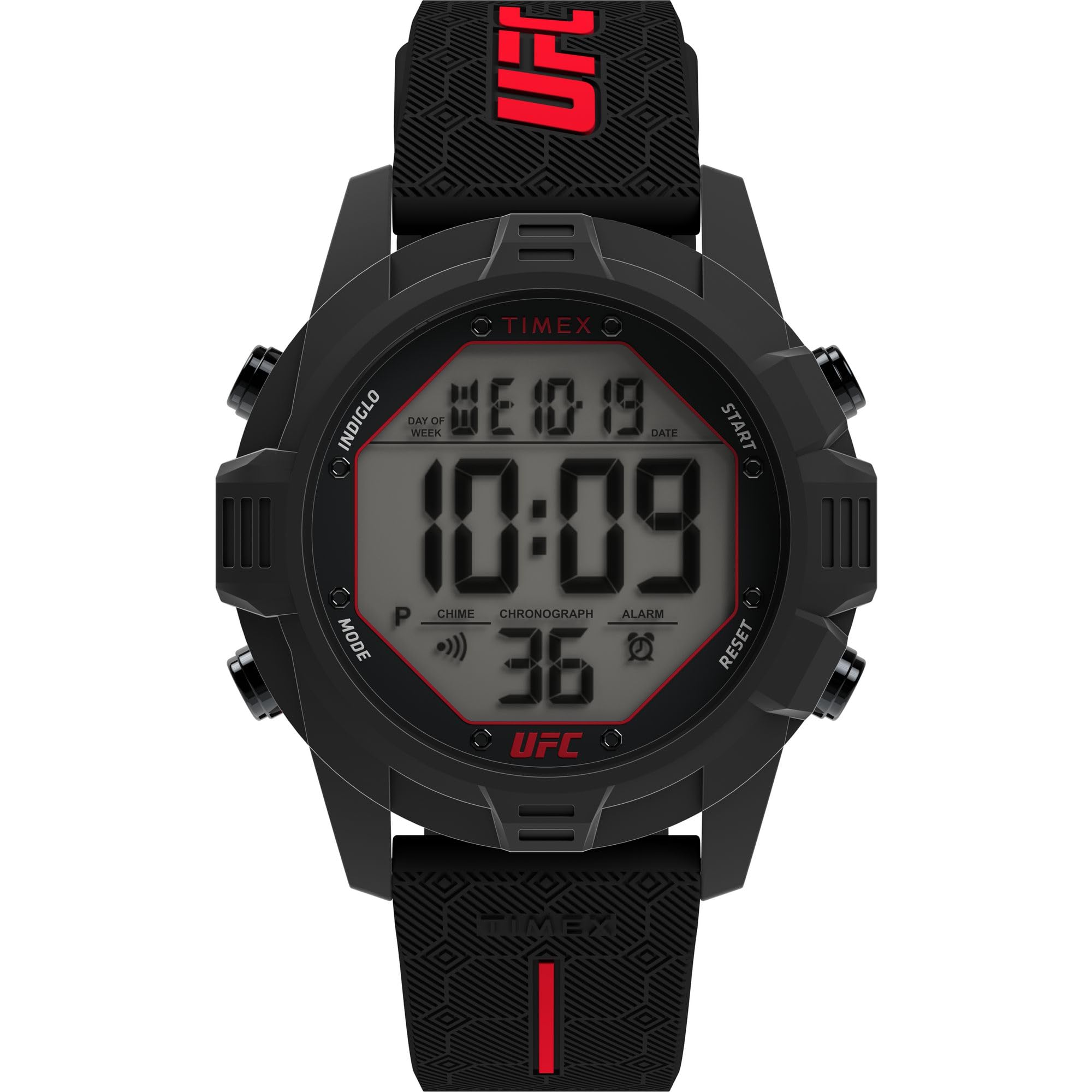 Timex Reloj Digital para Hombres de Cuarzo con Correa en Silicona TW2V98000VQ