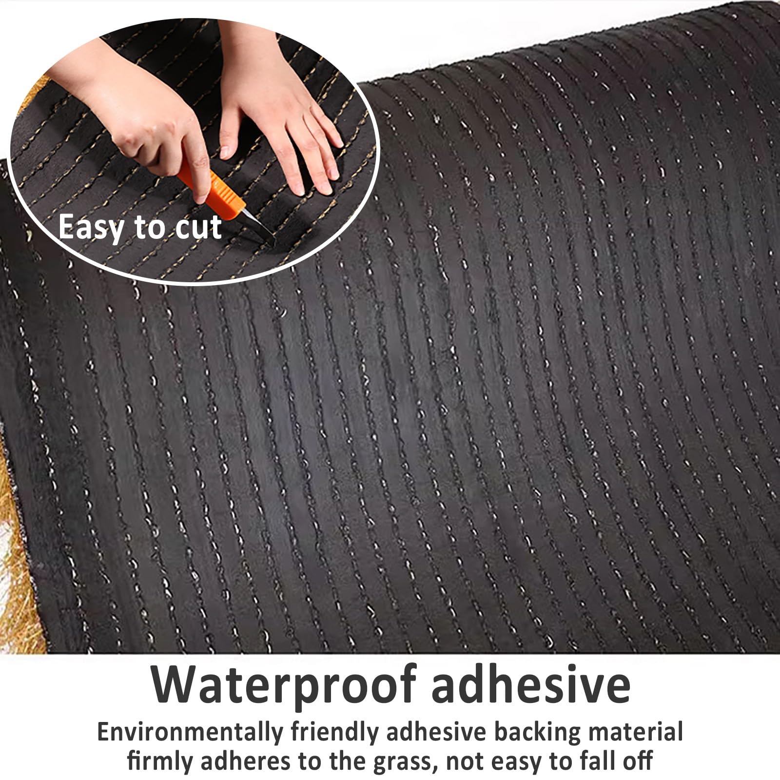 Ubierta De Paja Sintética, Techo Artificial De Paja Decorativa, Rollo De Paja Falsa Resistentes Al Agua, Cobertura Para Choza, Cercas De Jardín, Decoración De Paredes Y Techos(1x15m(39.4x590.6in))