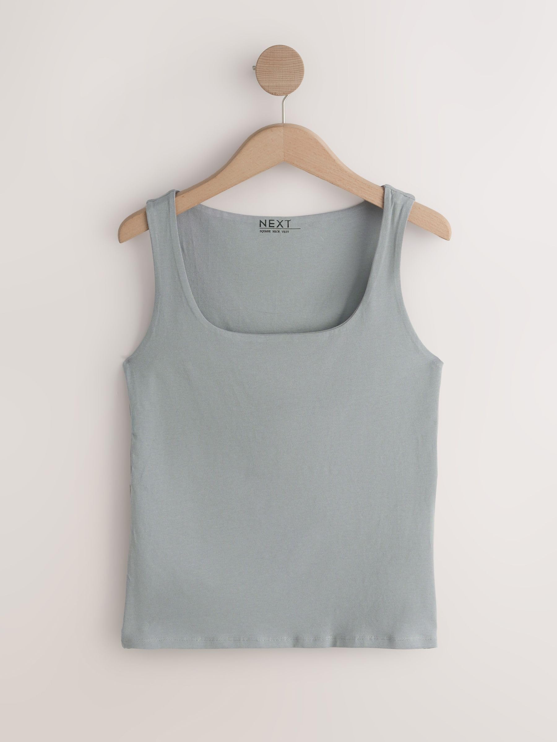 NEXT Mujeres Pack de 3 camisetas sin mangas con cuello cuadrado