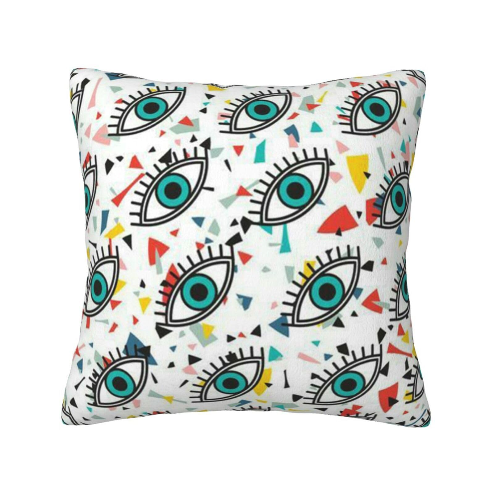 YFSGDLBN Evil eyes printed Velvet pillowcase decorative Cushion Cover