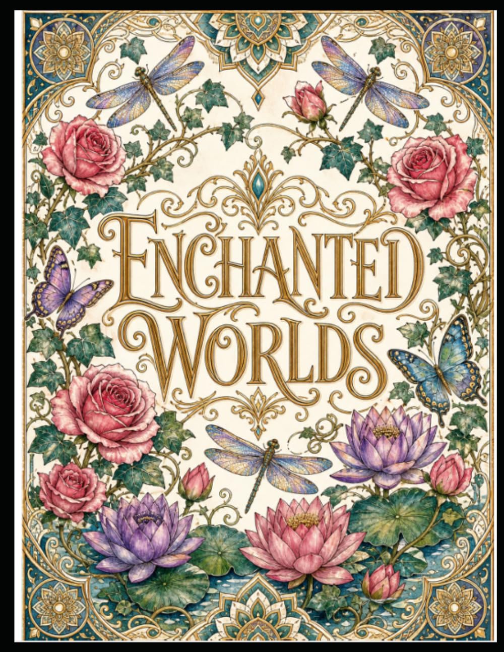 Enchanted Worlds Coloring Book: Teen - Adult coloring book
