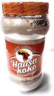 Best African Hausa Koko Breakfast Porridge with Red Millet, 16 oz Jar