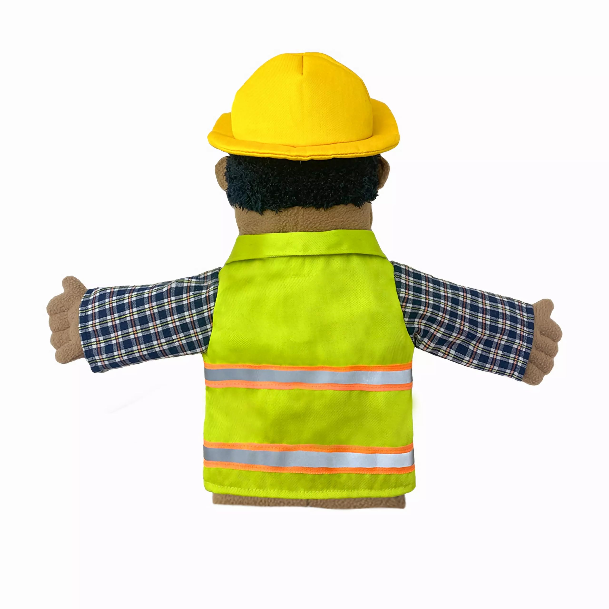LOMTRATS Theater Hand Puppets for kids,Includes Teacher, policeman, farmer, pirate, detective, etc. with Movable Open Mouths,Perfect for Storytelling,Teaching,Festival Gifts,1 PCS with Joystick - Image 4