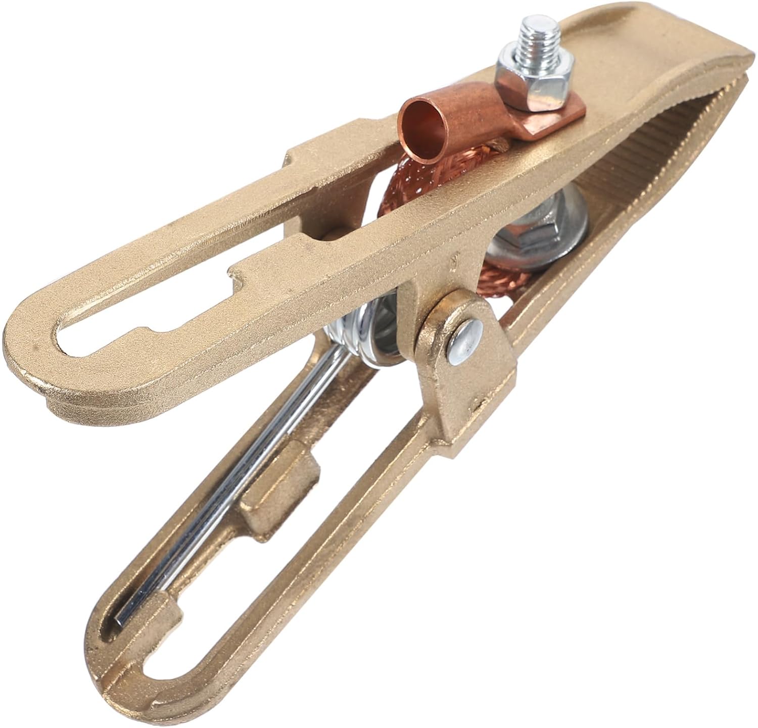 Balacoo 500A Welding Ground Clamp Heavy Duty Copper Grounding Clip for Industrial Use Durable Electric Ground Clamp for and Machinery Manufacturing