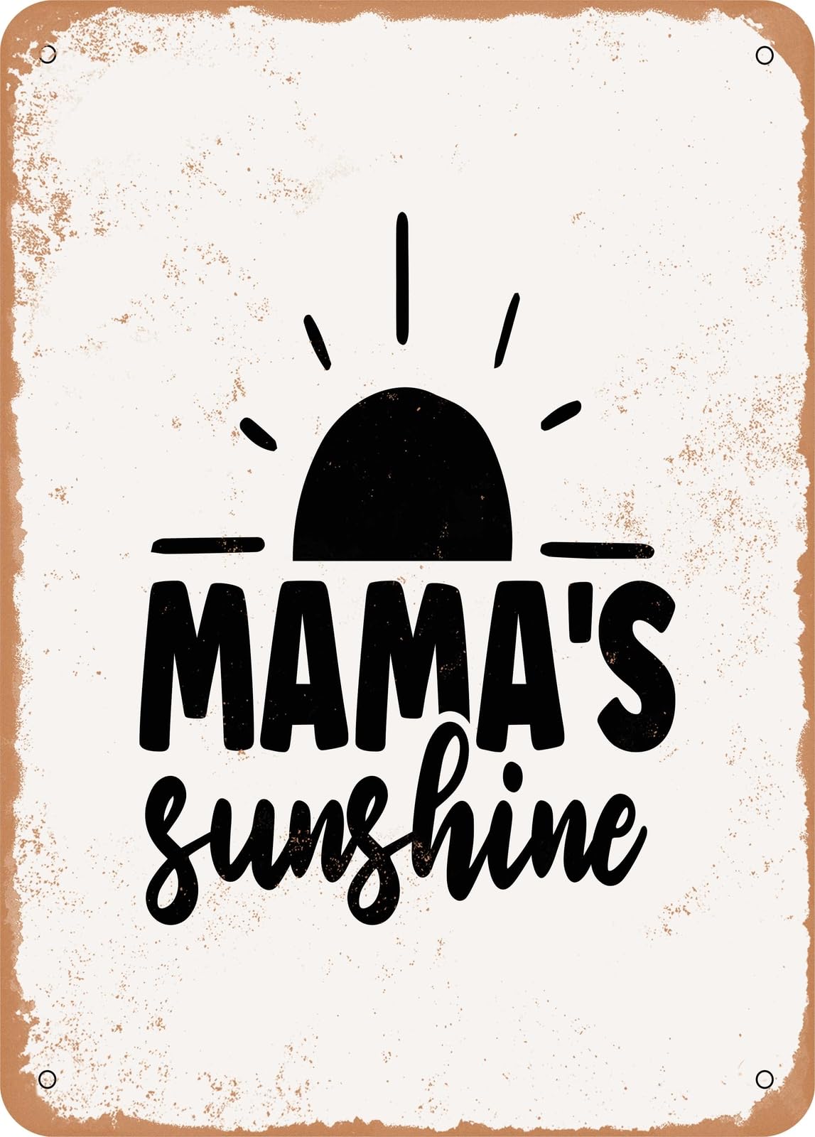 Metal Sign - Mamas Sunshine - Vintage Look home decor