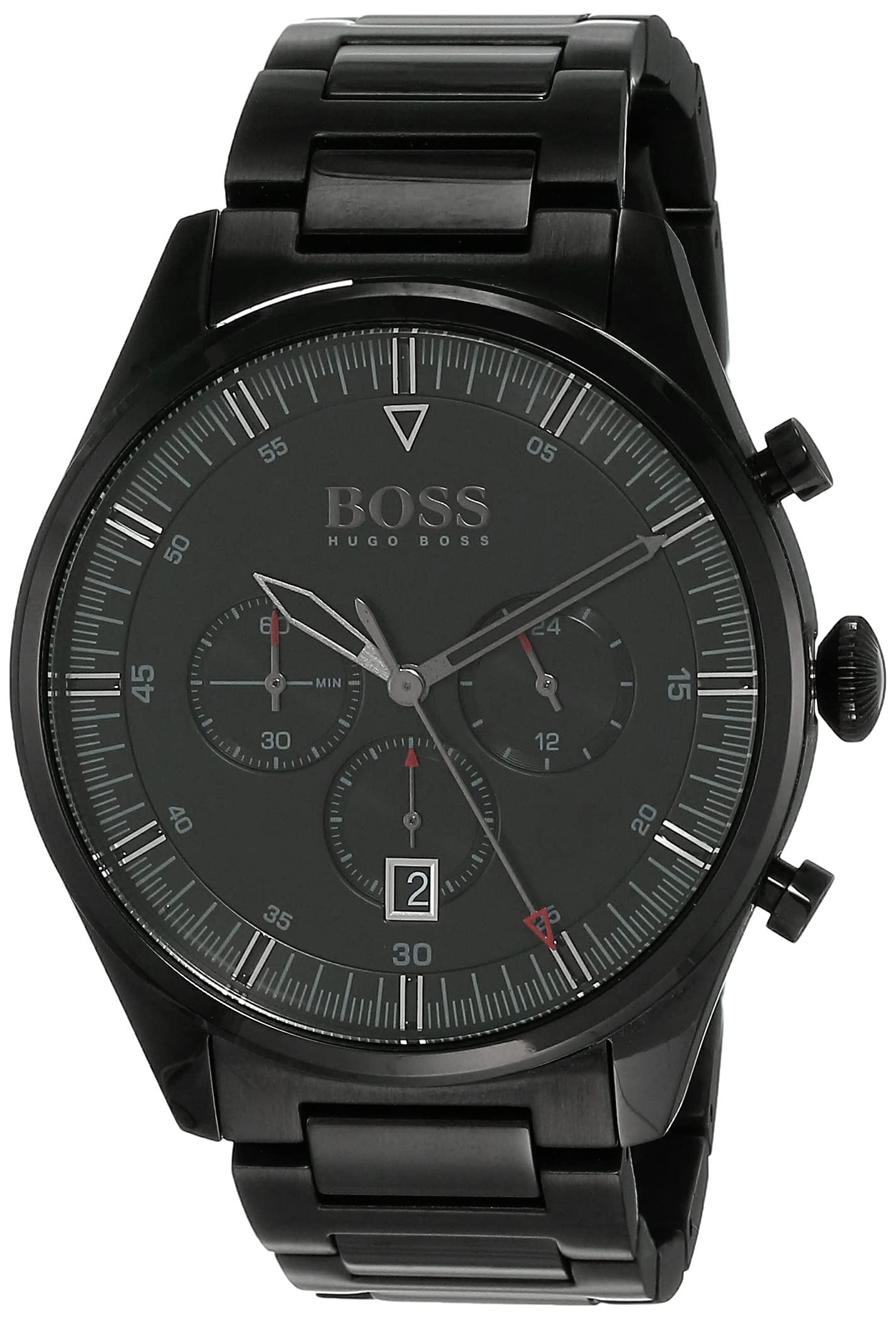 Hugo Boss Men's 1513714 Analogue Quartz Watch Black Medium P79-Hb1513714