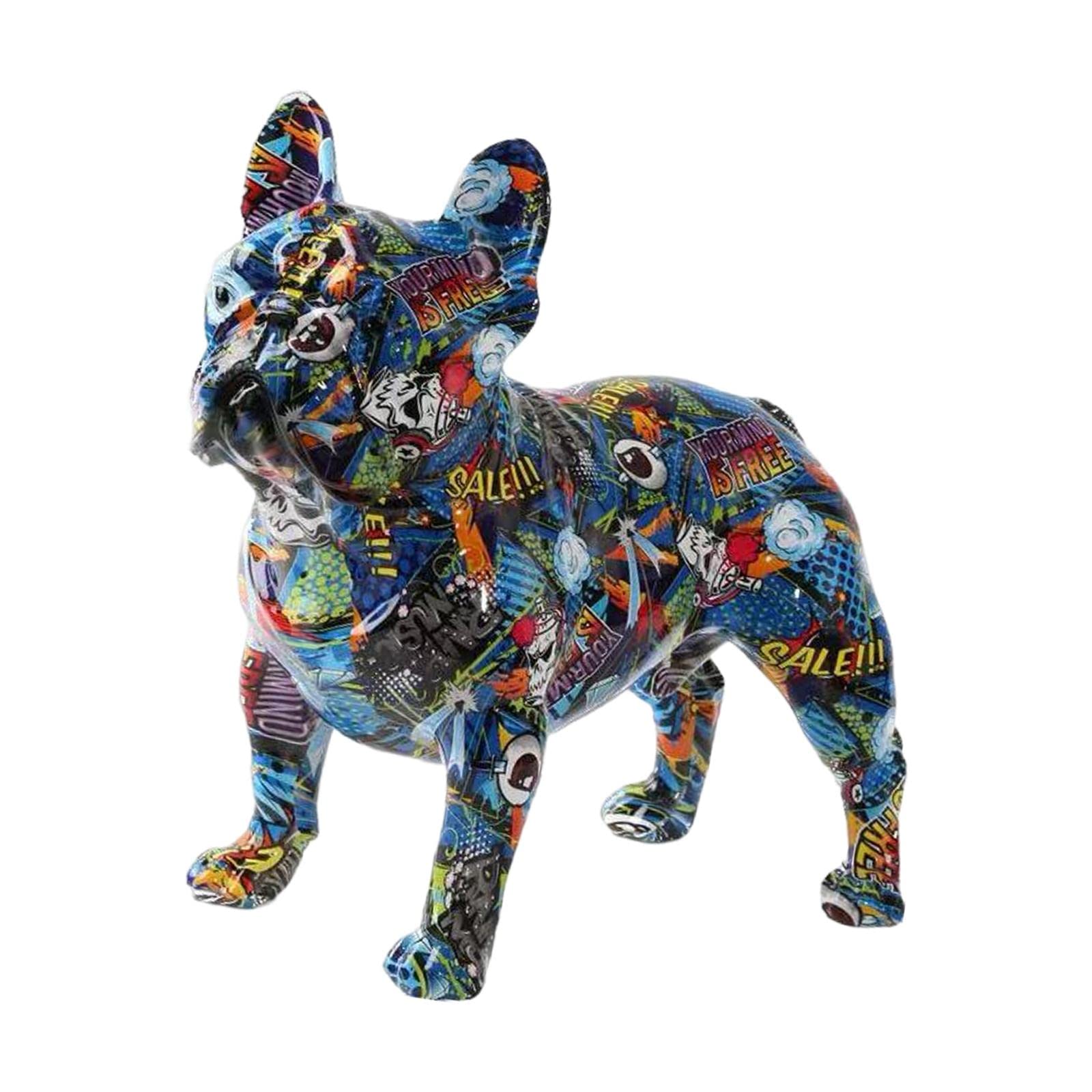 FASHIONMYDAY French Bulldog Statue Bulldog Figurines and Statues for Home Decor Ornament Style C Home and Garden | Home Decor | Figurines| Figurine