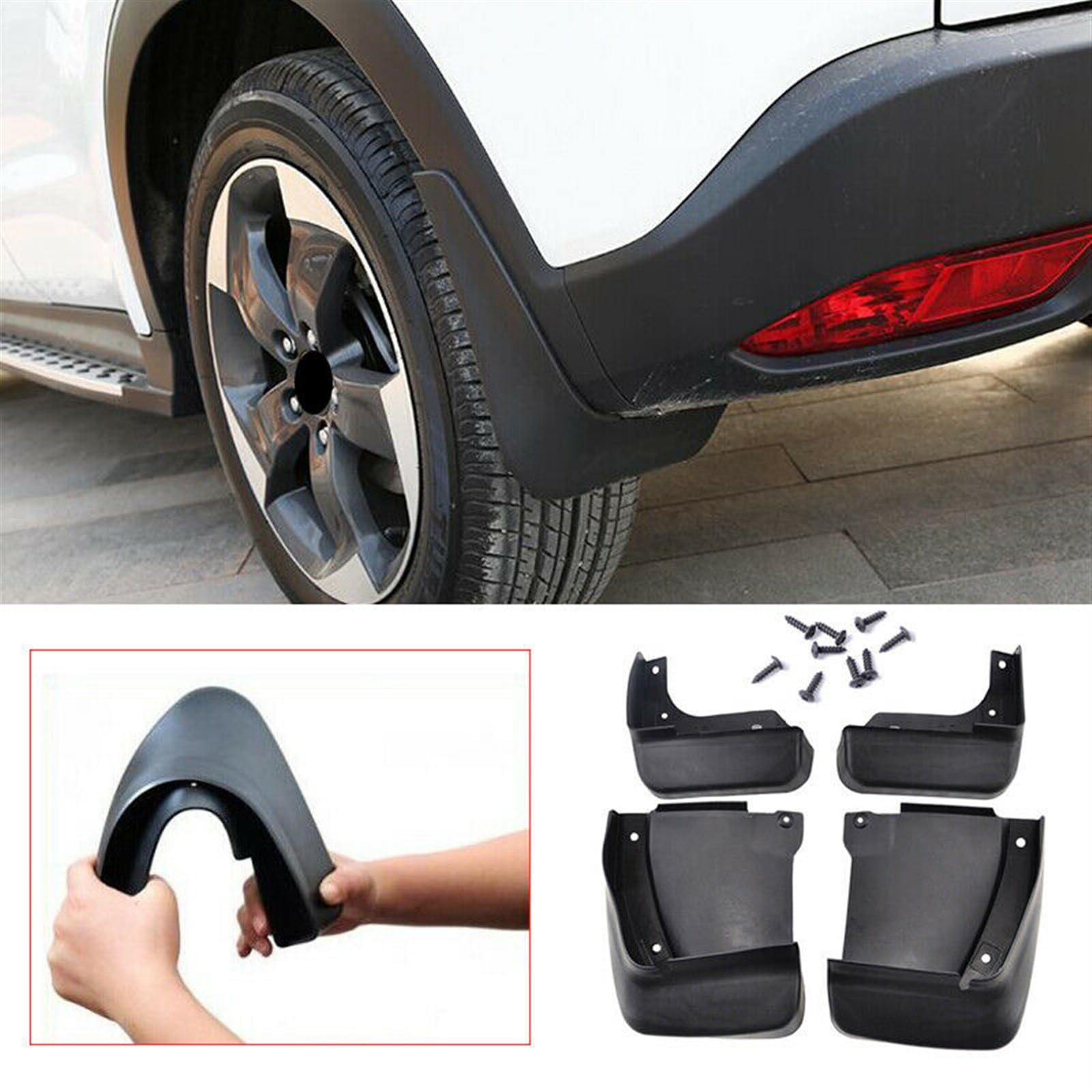 4 pezzi Parafanghi, for Accord, Sedan 2003-2007 Paraspruzzi for auto Paraspruzzi Paraspruzzi Paraspruzzi Parafanghi for auto Accessori