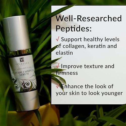 Miniatura 4 de Peptide Complex Serum & Collagen Support For Face - Suero natural y orgánico antienvejecimiento para la piel - Péptidos, ácido hialurónico,