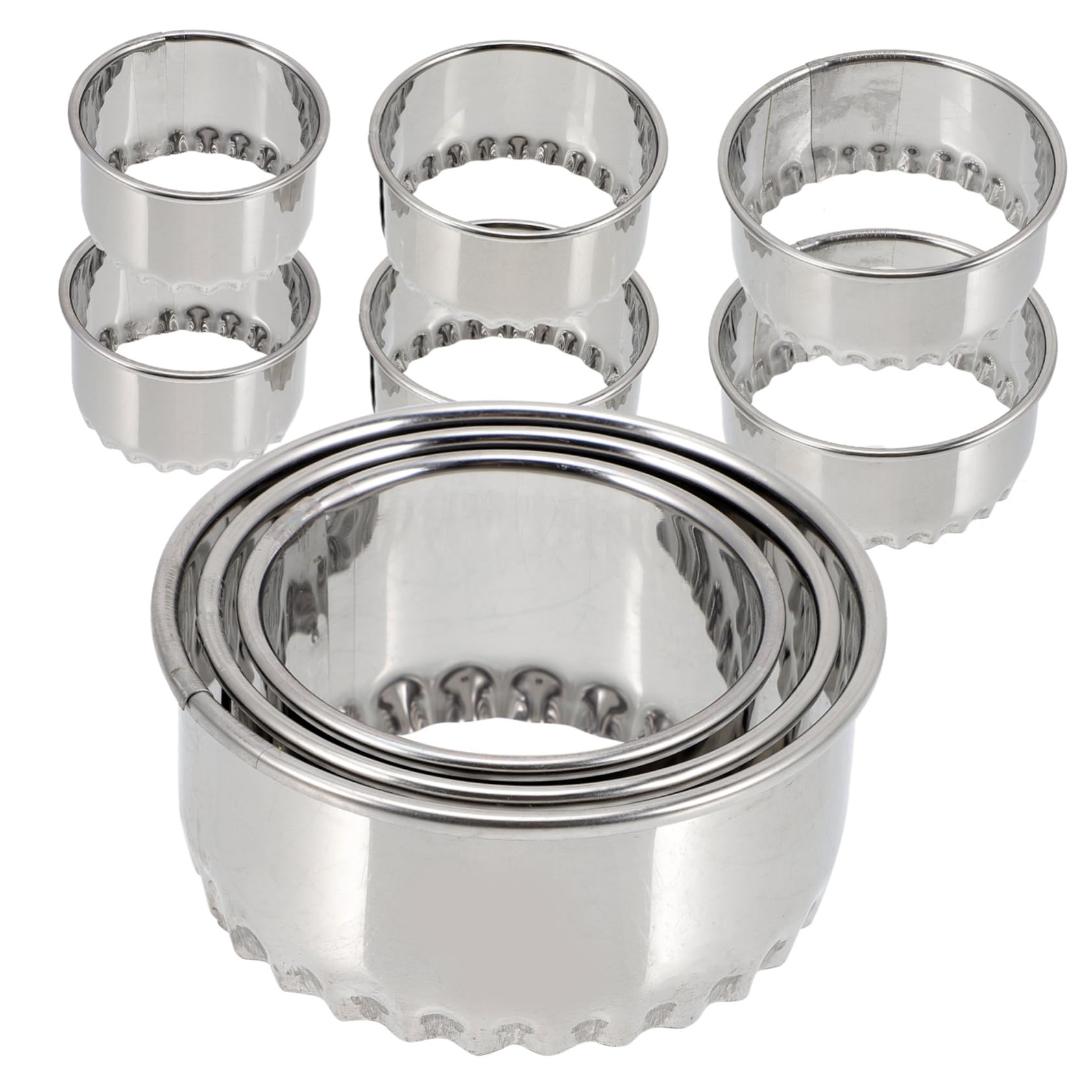 ULTECHNOVO 9Pcs Dumpling Skin Maker Ergonomic Dumpling Wrapper Molds for Easy Homemade Dumplings Versatile Kitchen Supply for Restaurants and Home Cooking