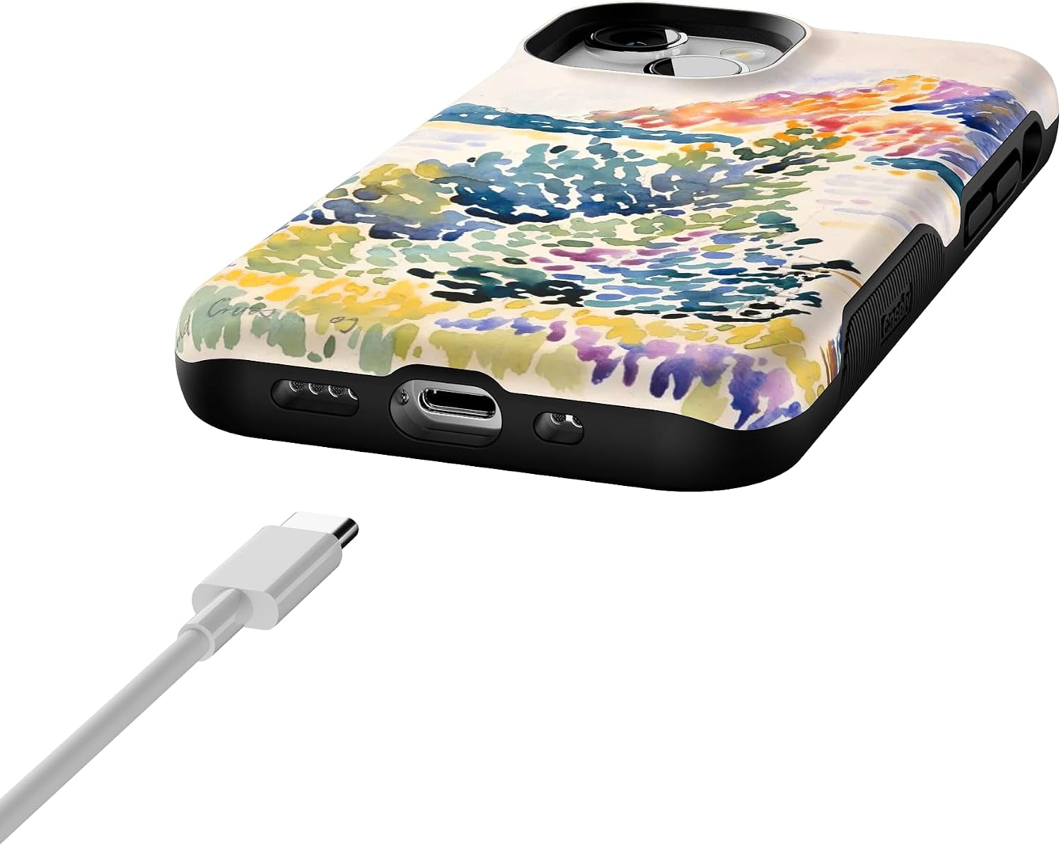 Casely iPhone 13 Mini Case | Calm Waters | The Met Museum | Bold Protective Design | Compatible with MagSafe