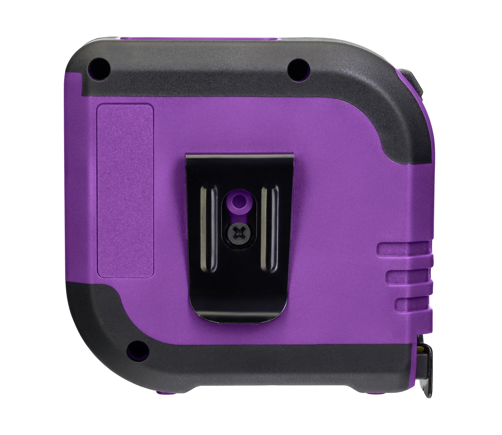Reel SLR640 2 en 1 Medidor Láser 60M y Cinta Métrica 5M Medición de Longitud Área Volumen Pantalla LCD Retroiluminada Función Memoria Unidades en Pulgadas, Pies, Metros Violeta
