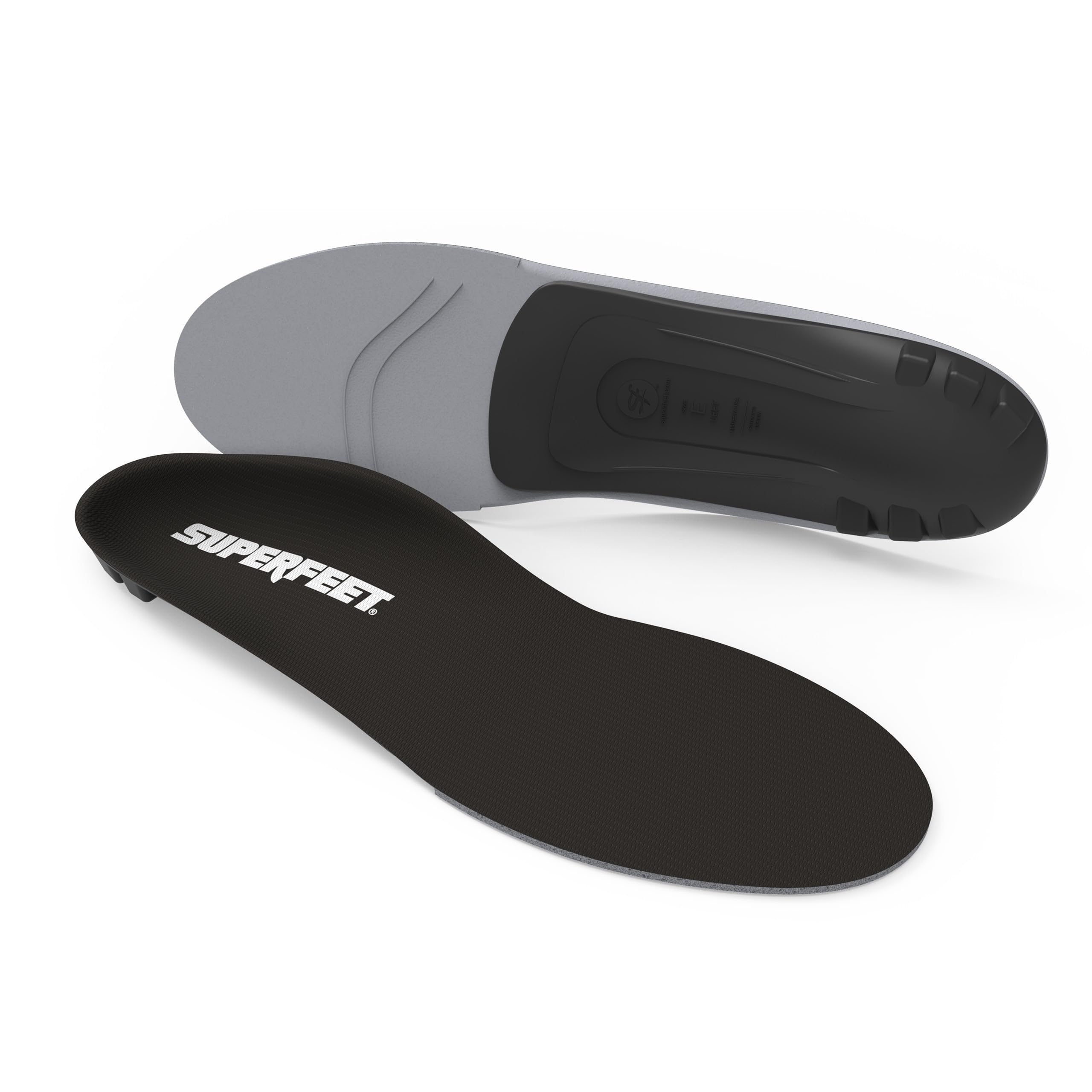 Superfeet Plantillas Ortopédicas Recortables para Zapatos Estrechos | Plantillas Recortables de Arco bajo para Calzado Estrecho & Ajustado, Soporte que Estabiliza el Pie, Control de Olores