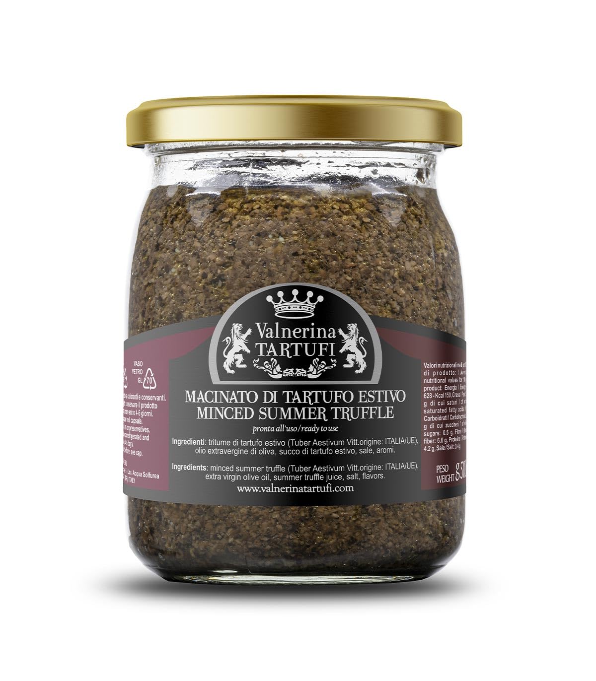 Valnerina Tartufi Tartufo Nero Estivo Macinato 500 gr.