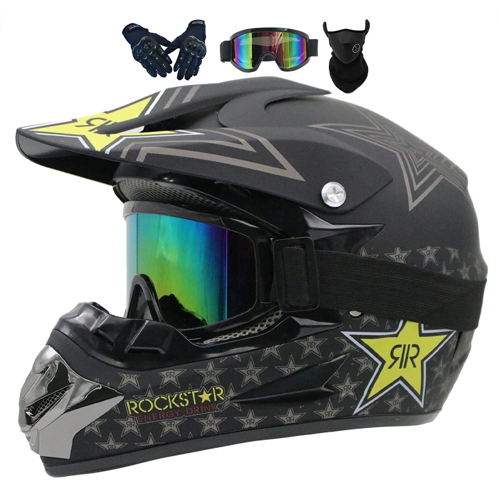 Kids Motocross Helmet Motorbike Off Road Crash Helmet Mtb Off