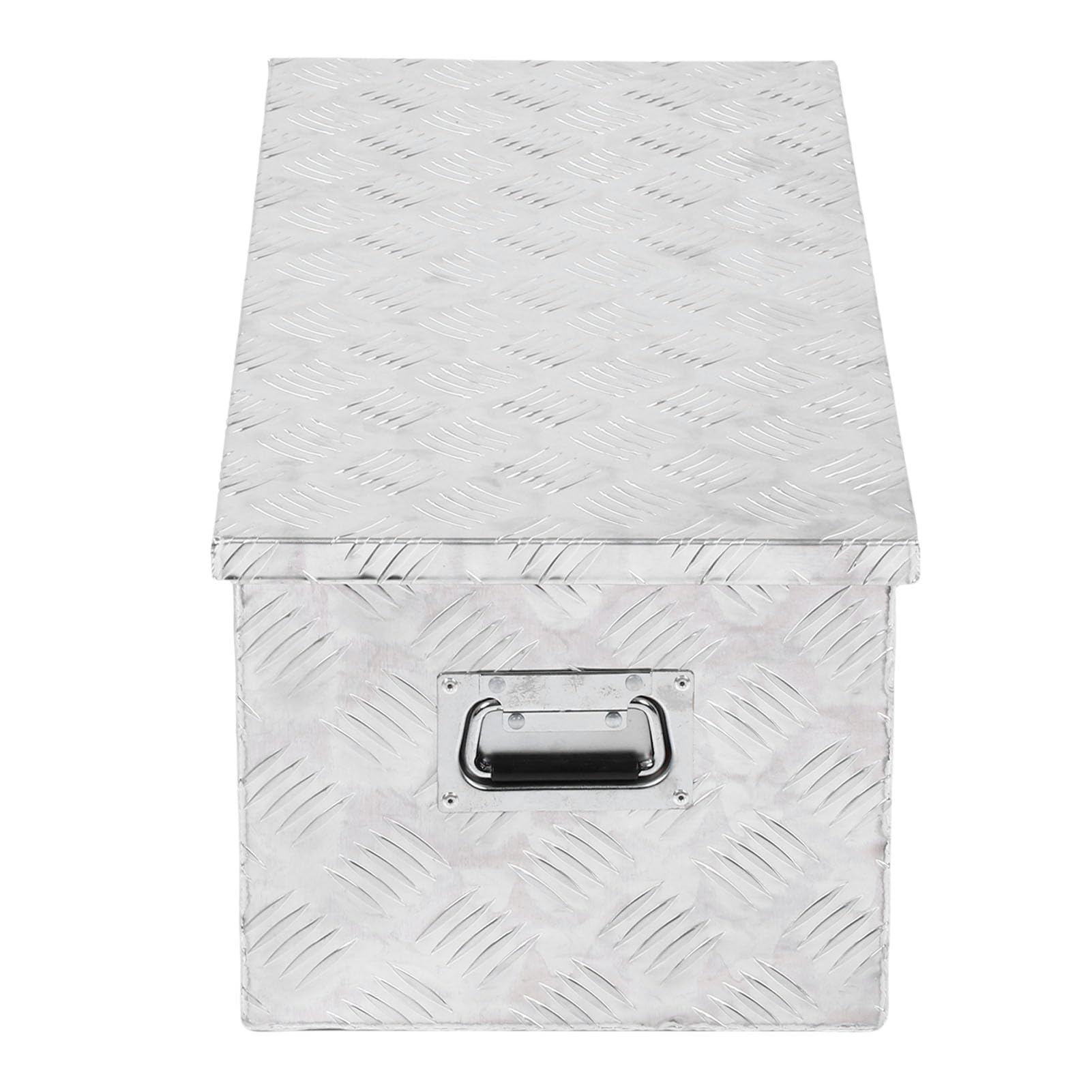Jeffergarden Caja de Herramientas para Caja de Camión, de Herramientas de Aluminio para Remolque de 30 X 13 X 10 Pulgadas con Cerradura, Almacenamiento de 64 L con Recubrimiento en Polvo, Patrón de