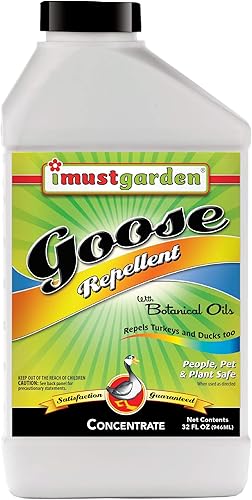 I Must Garden - Concentrado repelente de gansos, 32 onzas (gansos, pavo, patos)