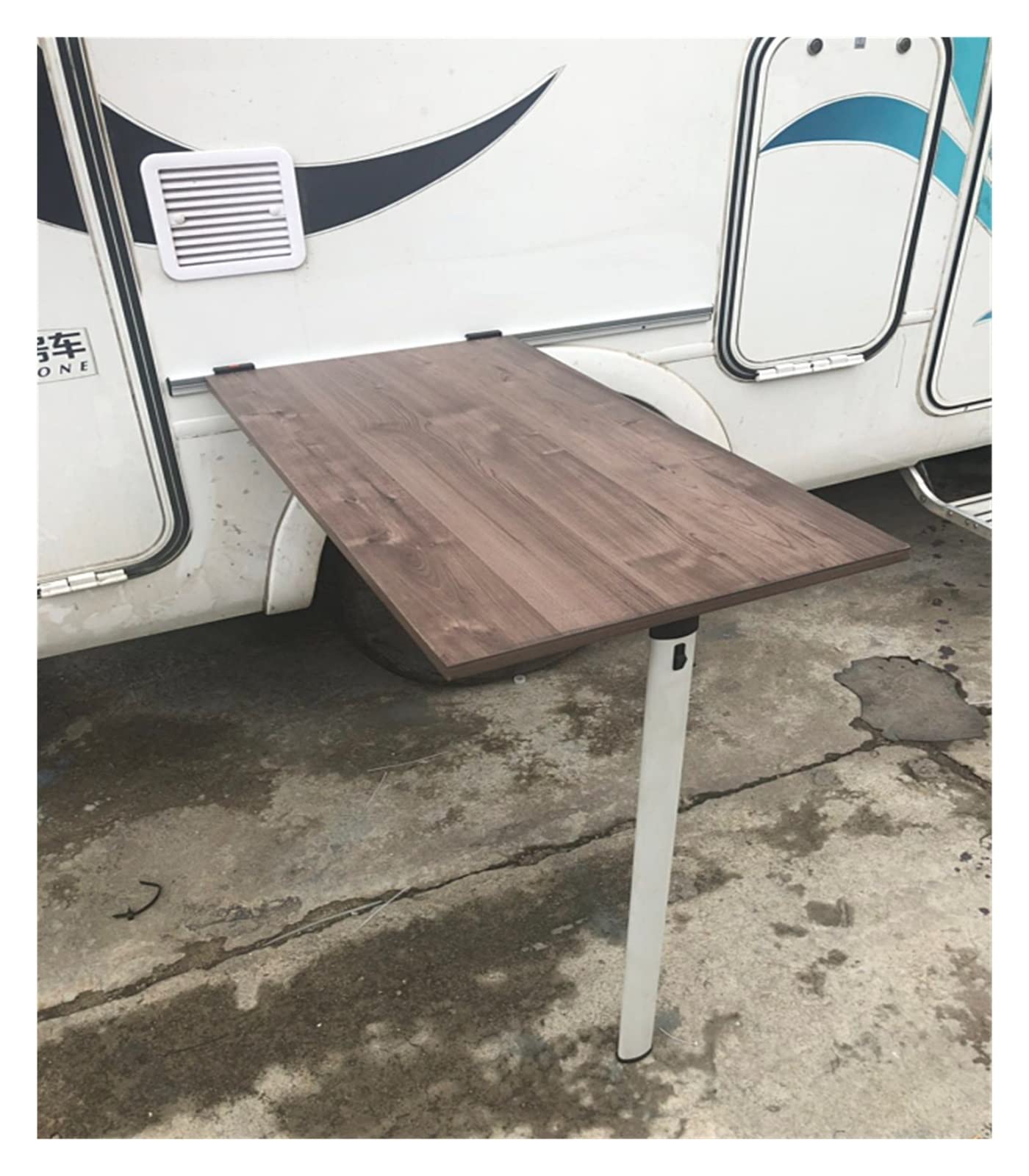 Części do modyfikacji RV Przyczepa kempingowa Zdejmowana składana szyna prowadząca ze stopu aluminium(Sideway-50 cm)