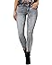 Lucky Brand High-Rise Bridgette Skinny in Dubois Destructed - Main View