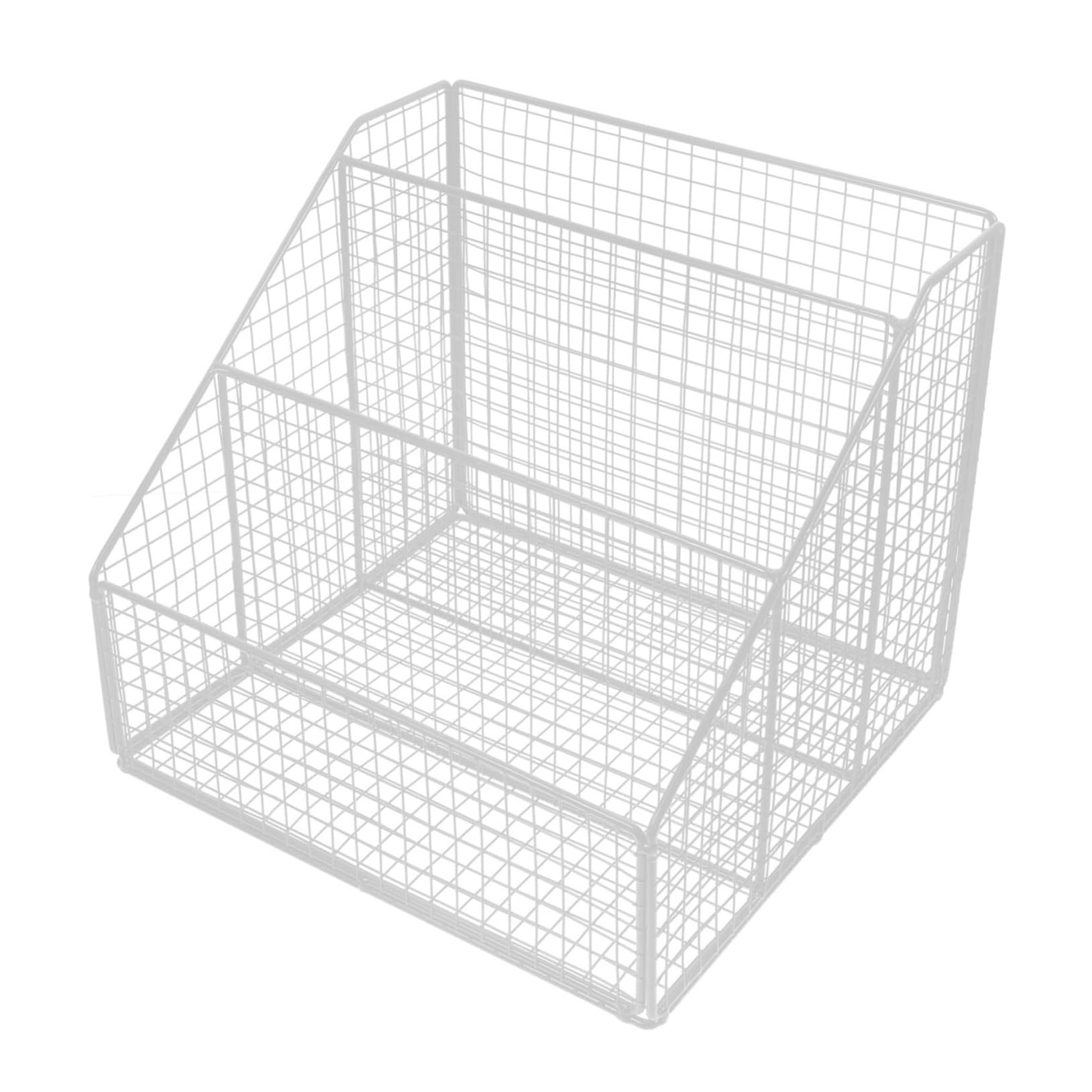 Ptasccne Multi-Functional Mesh Magazine Rack Upright Tabletop Book Magazine Holder for Office Home and School magazine rack