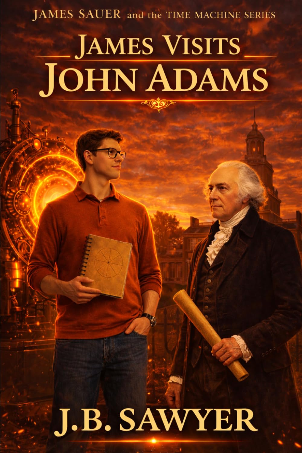 James Visits JOHN ADAMS: James Sauer and the TIME MACHINE SERIES