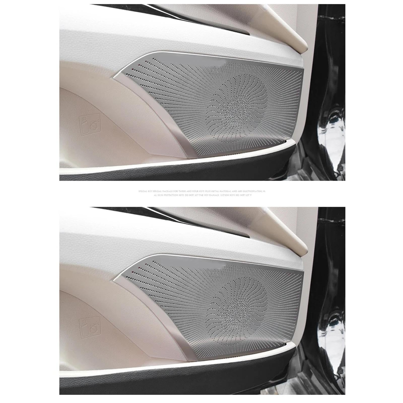 Osłona Głośnika Audio na Samochodowe dla Toyota Camry 2018-2020, Osłona głośnika audio w drzwiach samochodu, dekoracja, rama głośnika, akcesoria wewnętrzne