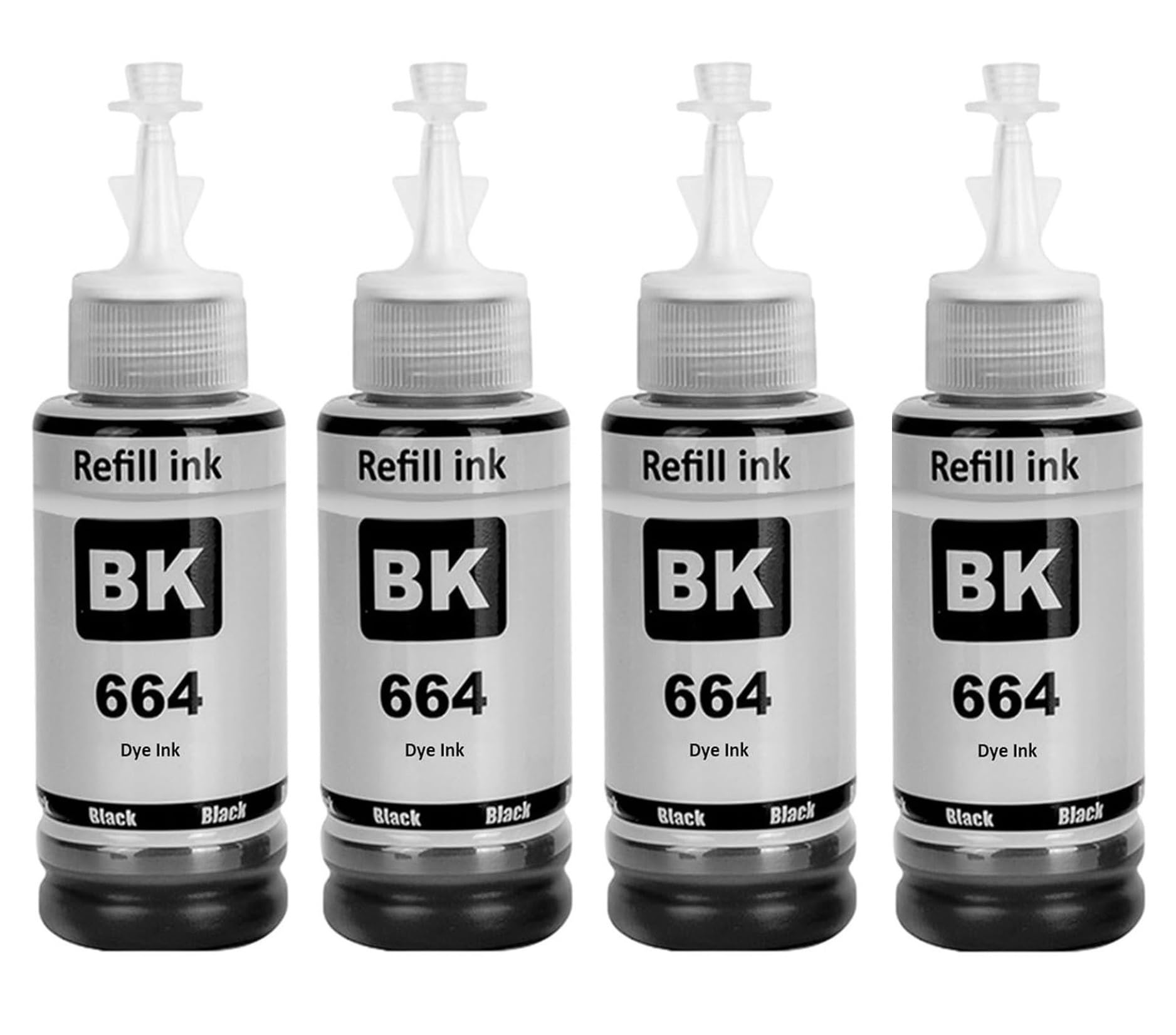 ANG T664 Refill Ink for Ep- L130, L360, L380, L361, L565, L210, L220, L310, L350, L355, L365, L385, L405, L455, L485 Printers (CYMK- 70g x 4) ((3 Black Ink Refill 664)) (B07PQMKHRN) Amazon Price History, Amazon Price Tracker