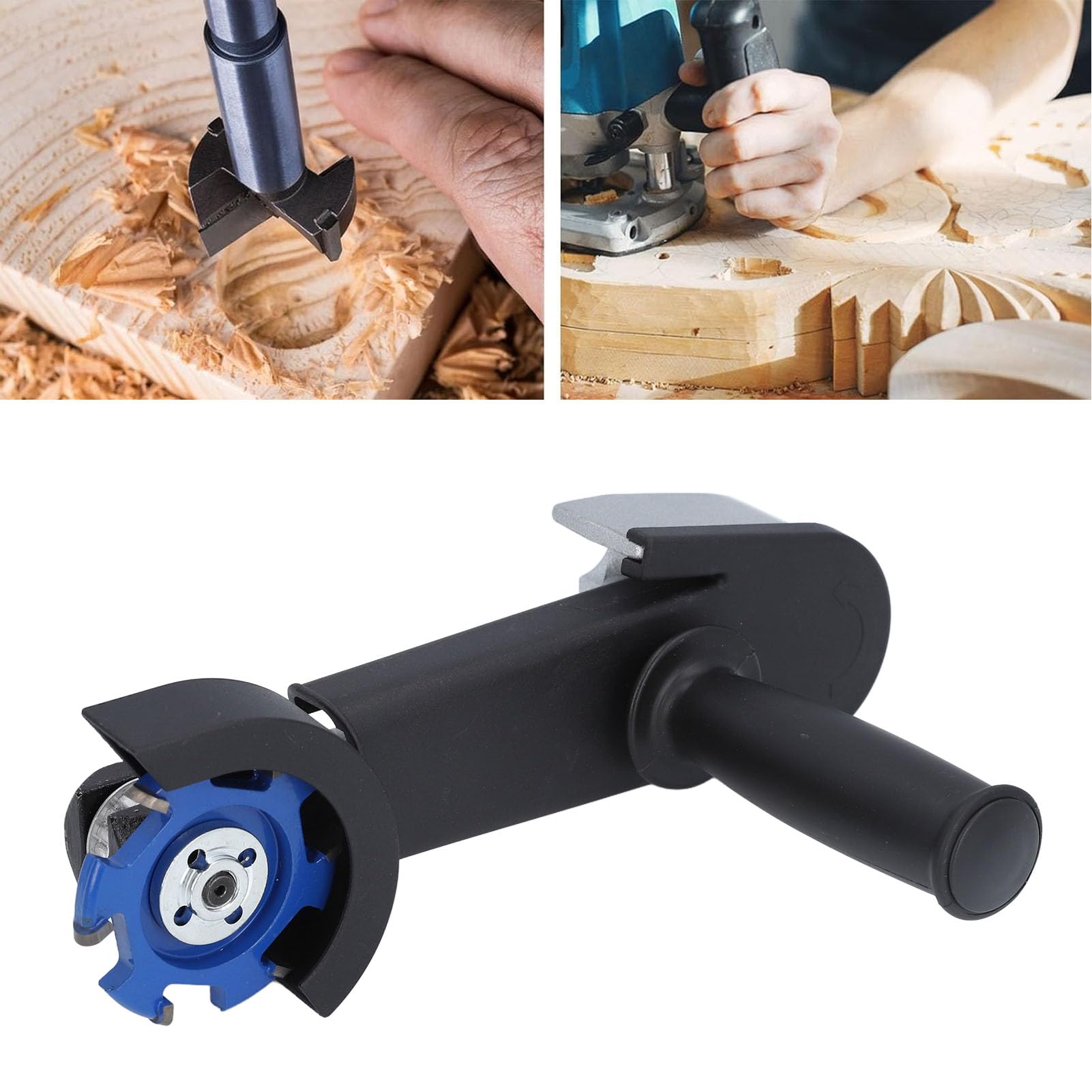 Set di Convertitori per Macchine da Intaglio per Smerigliatrice Angolare, Robusto e Portatile per Carpentieri per Incisioni Fai-da-te, ABS/acciaio Legato