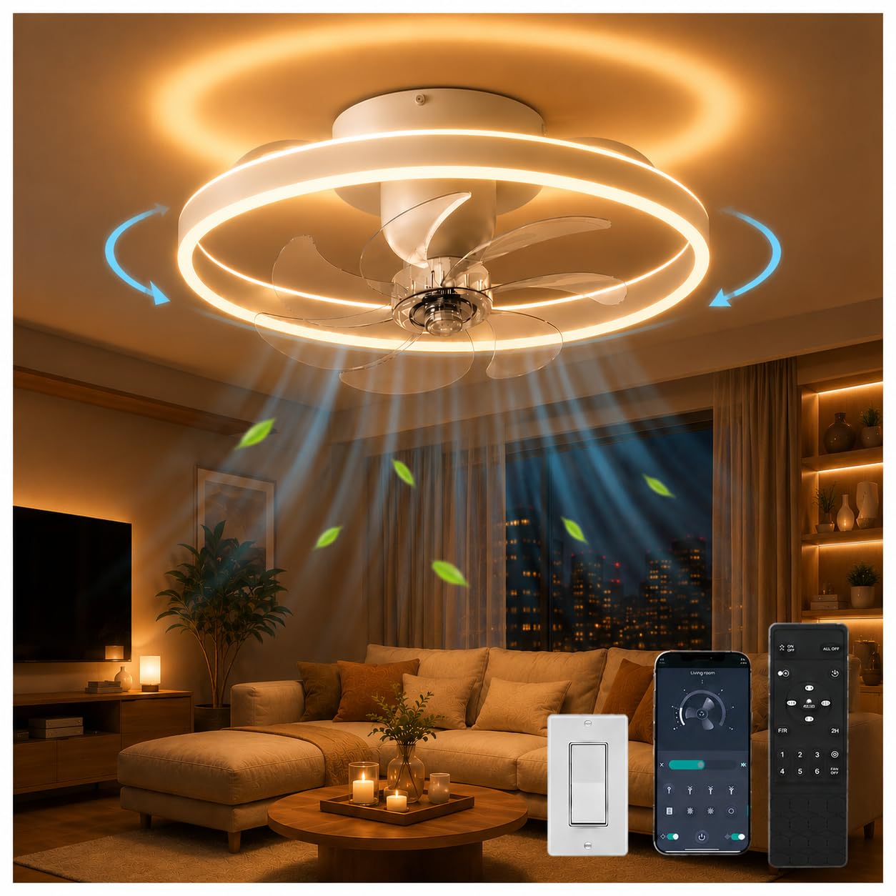 新品 LED シーリングファンライト正逆回転 首振り 8-10畳 薄型 Amazon.co.jp : シーリングファンライト【2026新登場・360°首振り・8