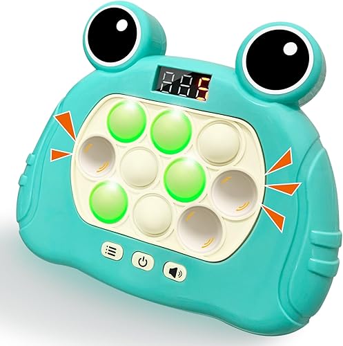 Miniatura 1 de Fast Push Pop Pro Light Up Fidget Bubble Game Controller, Puzzle Pop Pro Game Fidget Juguetes para adultos Consola de juegos antiestrés Antiansiedad