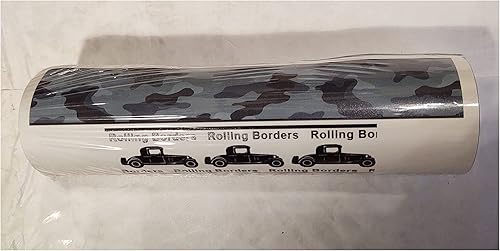 Miniatura 7 de Papel pintado camuflaje camuflaje pared frontera - azul