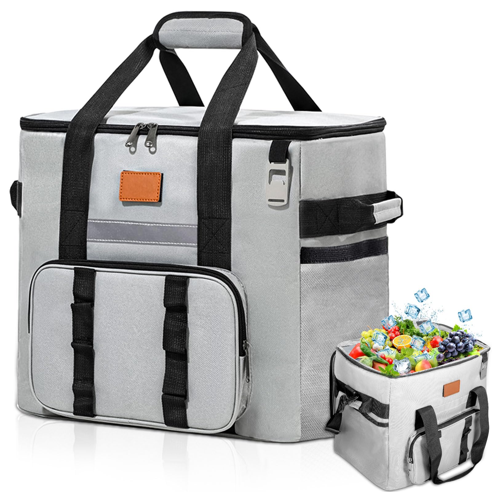 Lolmot Sac Isotherme Pliable: Sac Isotherme Étanche Pour 25 Canettes, Portable Pour Déjeuner