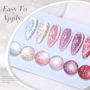 Amazon | BORN PRETTY ジェルネイルカラーセット ラメ入りカラー