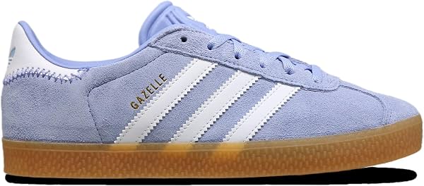 adidas Gazelle Zapatilla para Niño Grande (Azul Cielo Blanco, 7)