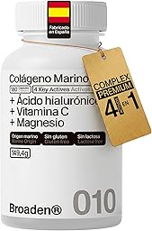 180 Cápsulas Colágeno Marino Hidrolizado COMPLEX con Ácido Hialurónico + Vitamina C + Magnesio (180 Cápsulas)