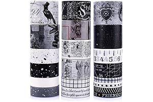 DAPUTOU Washi Tape Set: 20 Rolls of Vintage Charm