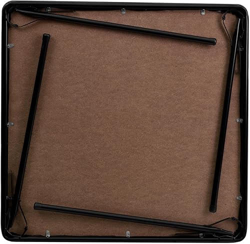 Miniatura 7 de Lifetime 80160 Mesa de utilidad plegable de altura comercial, 4 pies, granito blanco y muebles flash Madelyn mesa plegable para tarjetas, mesa de