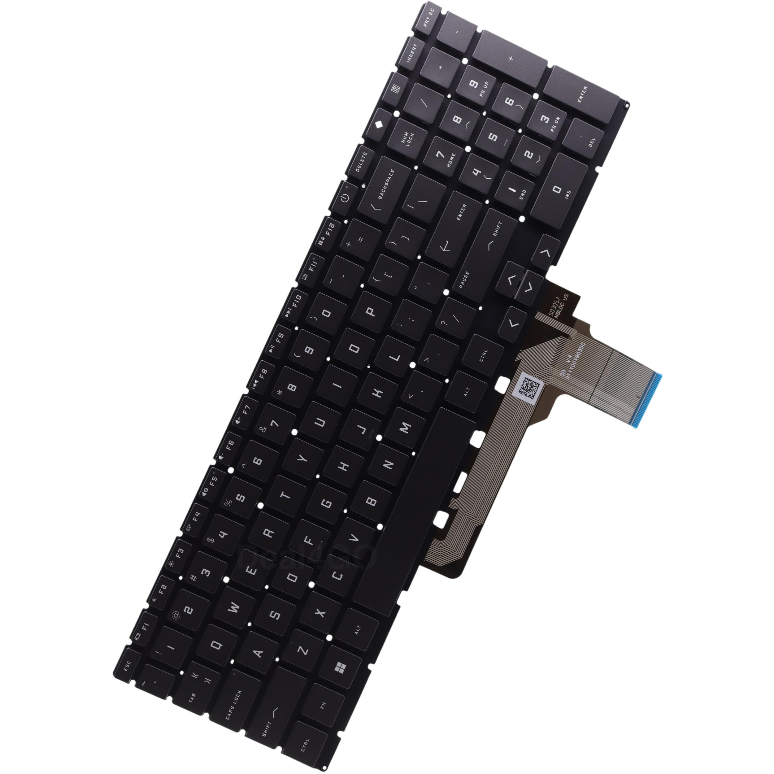 Deal4GO Non-Backlit Keyboard N13298-xx1 Replacement for HP 15-FB
