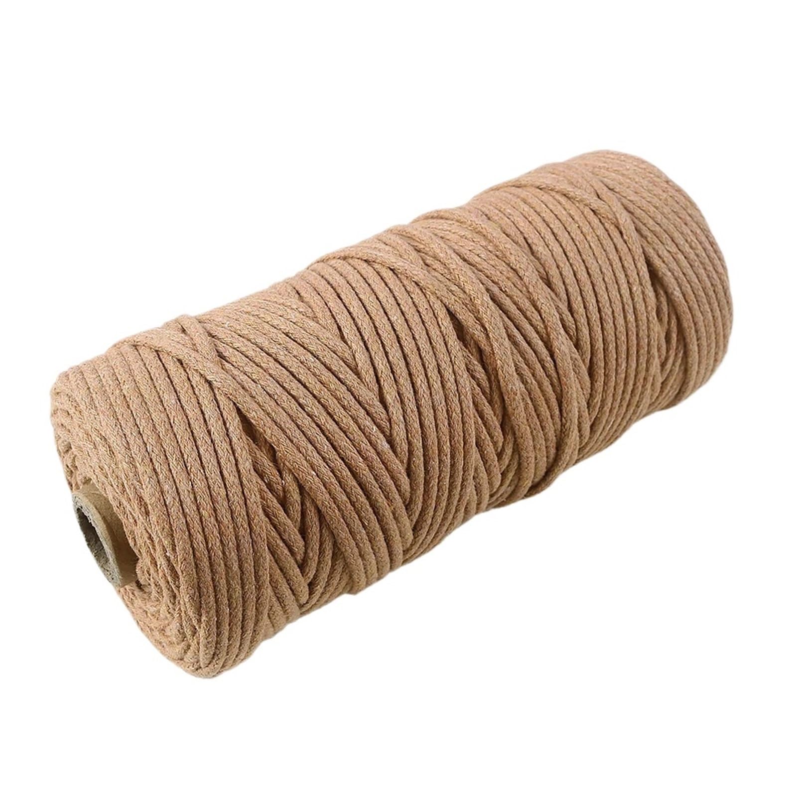 Cotton Macrame Cord 10m 3.0mm Colored Cotton Thread Braided Rope Diy Bracelet Necklace Key Chain Make Ropes Jewelry Making Materials(Color27)