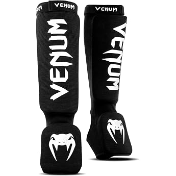 Venum Kontact Adult Shin Pads, black