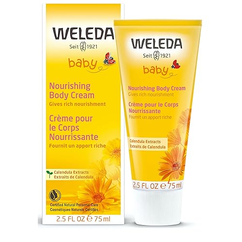 Miniatura 4 de Weleda Crema corporal nutritiva de caléndula para bebés 25 onzas líquidas hidratante rica en plantas con caléndula y lanolina
