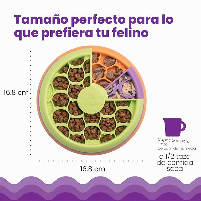 Foto 5 de 8 de Catstages Kitty Lickin' Layers Multilayered Cat Fun Feeder Cat Treat Puzzle