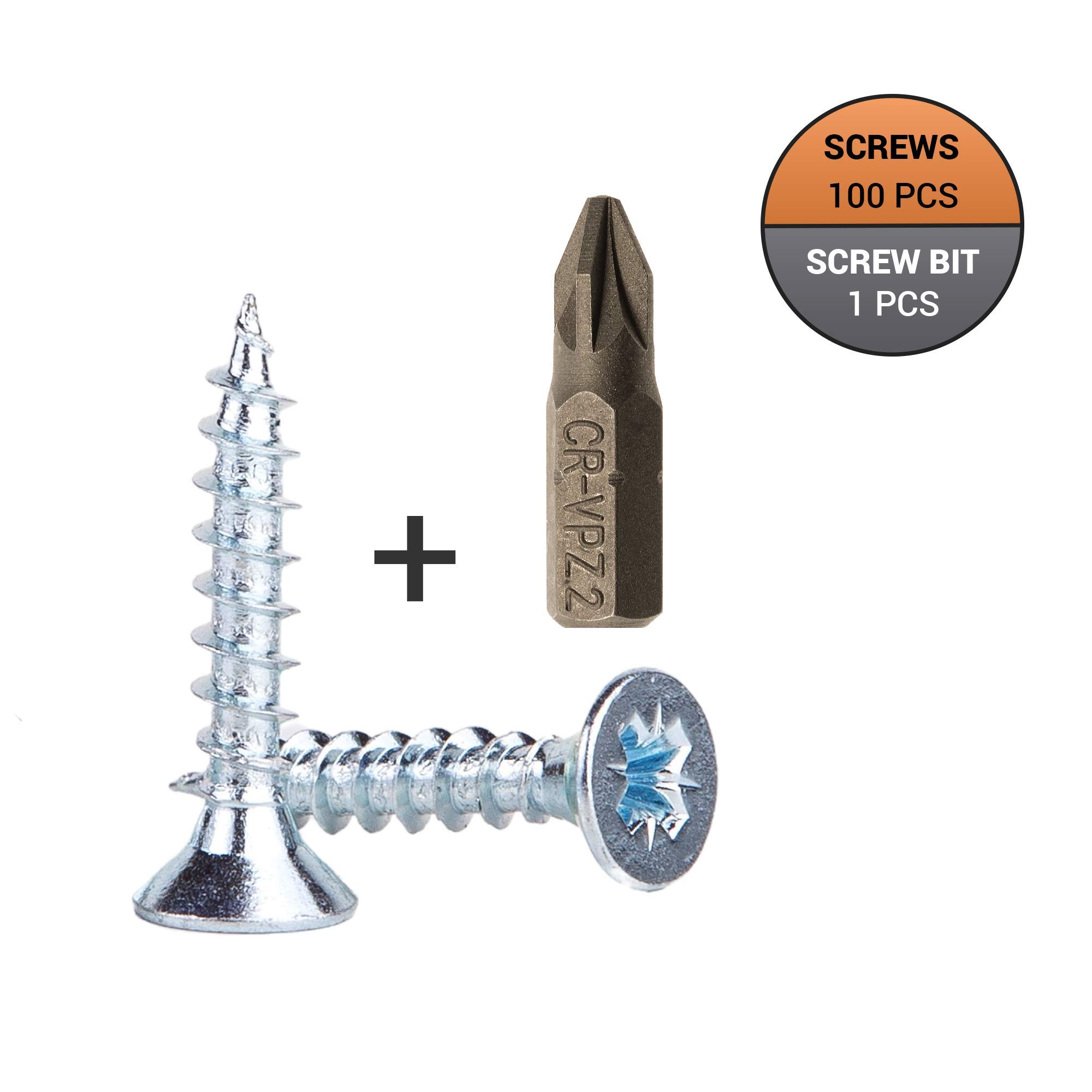 Viti Per Legno Ø2.5x25mm - Set Da 100 In Acciaio Ottone Con Testa Pozidriv - Foto 12