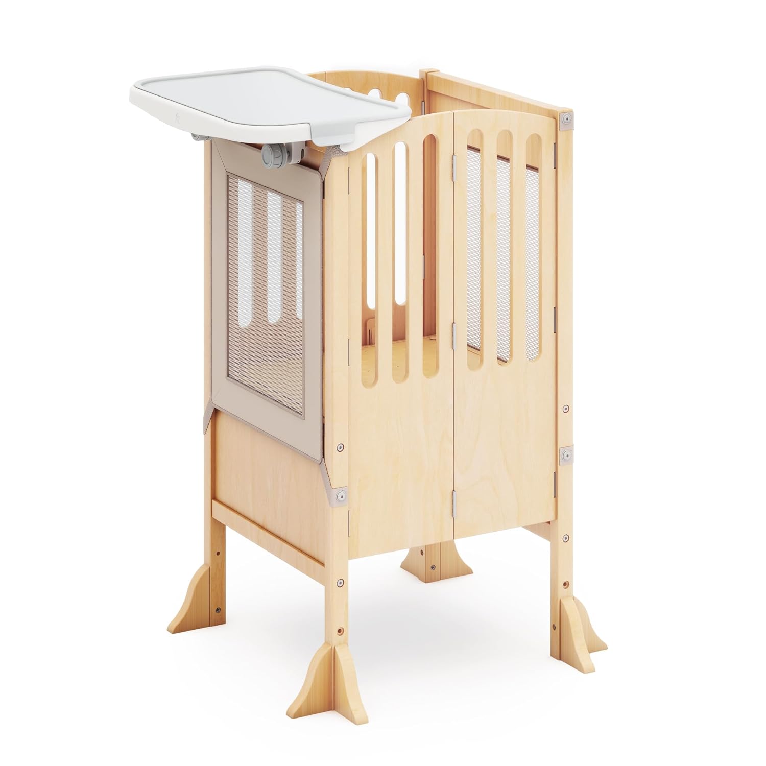 Guidecraft Kitchen Helper Toddler Tower with Tray Bundle
