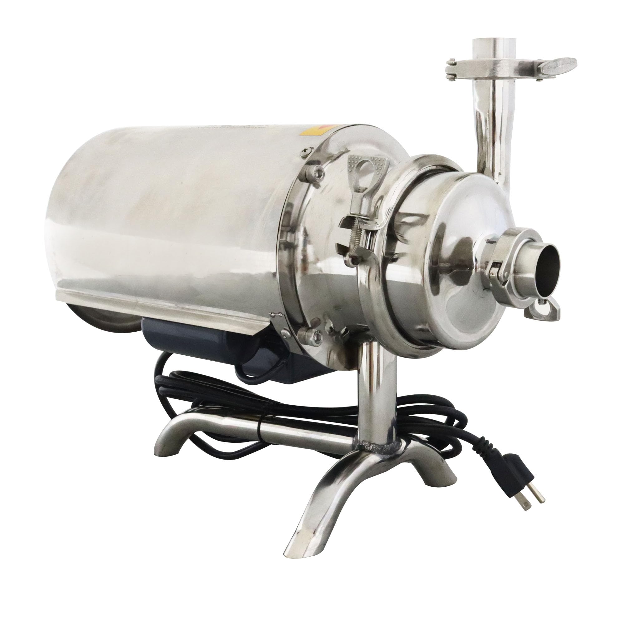 WYDDDARY Food Sanitary Centrifugal Pump 3T/H Liquid Drinks Transfer Machine 304 Stainless Steel Beverage Pump 110V 0.75KW