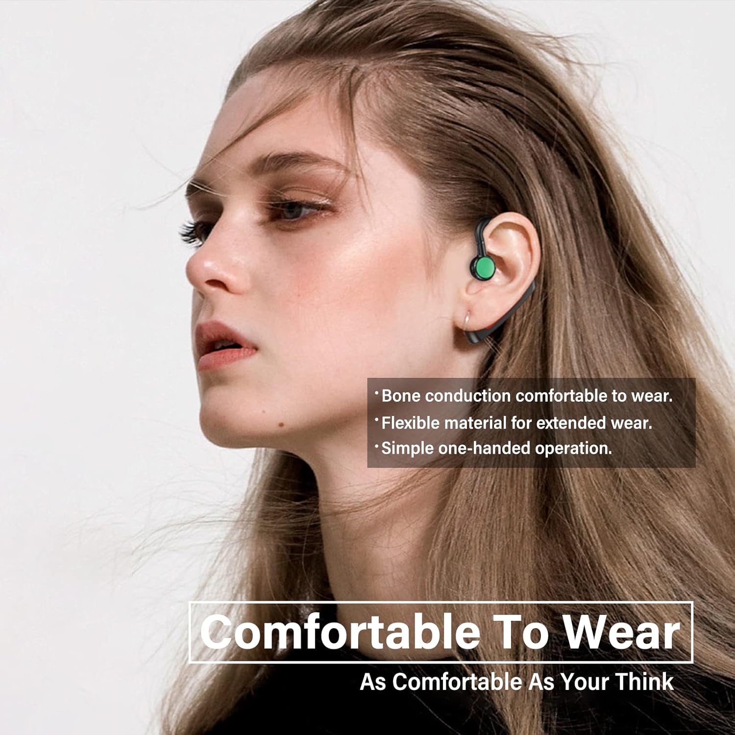 essonio bone conduction headphones open ear workout headphones with microphone ipx5 waterproof wireless bluetooth headset for cell phones