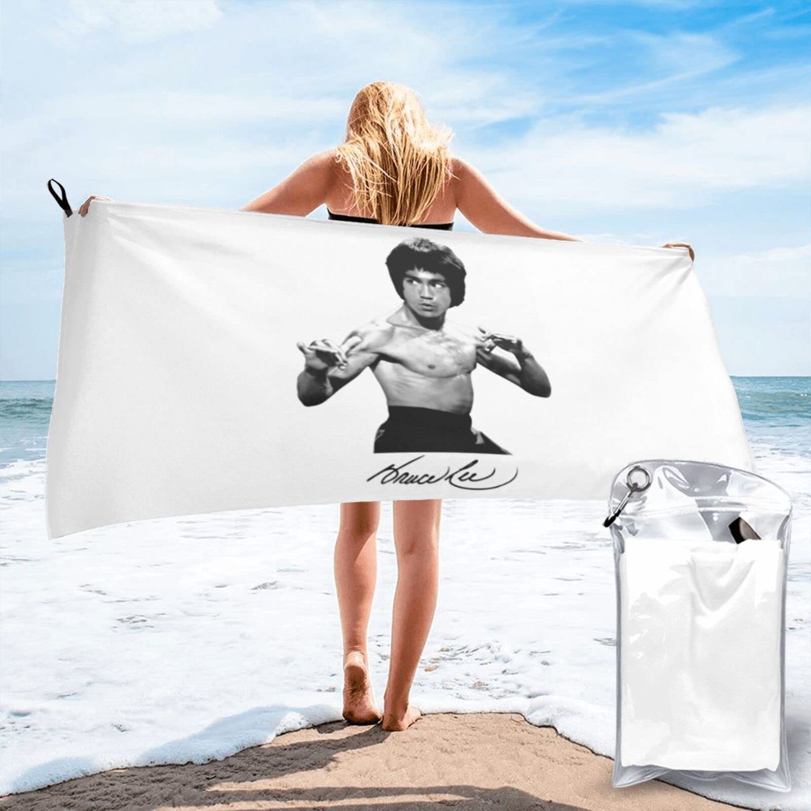 Amazon.co.jp: BRUCE LEE ブルースリー (追悼45周年) バスタオル