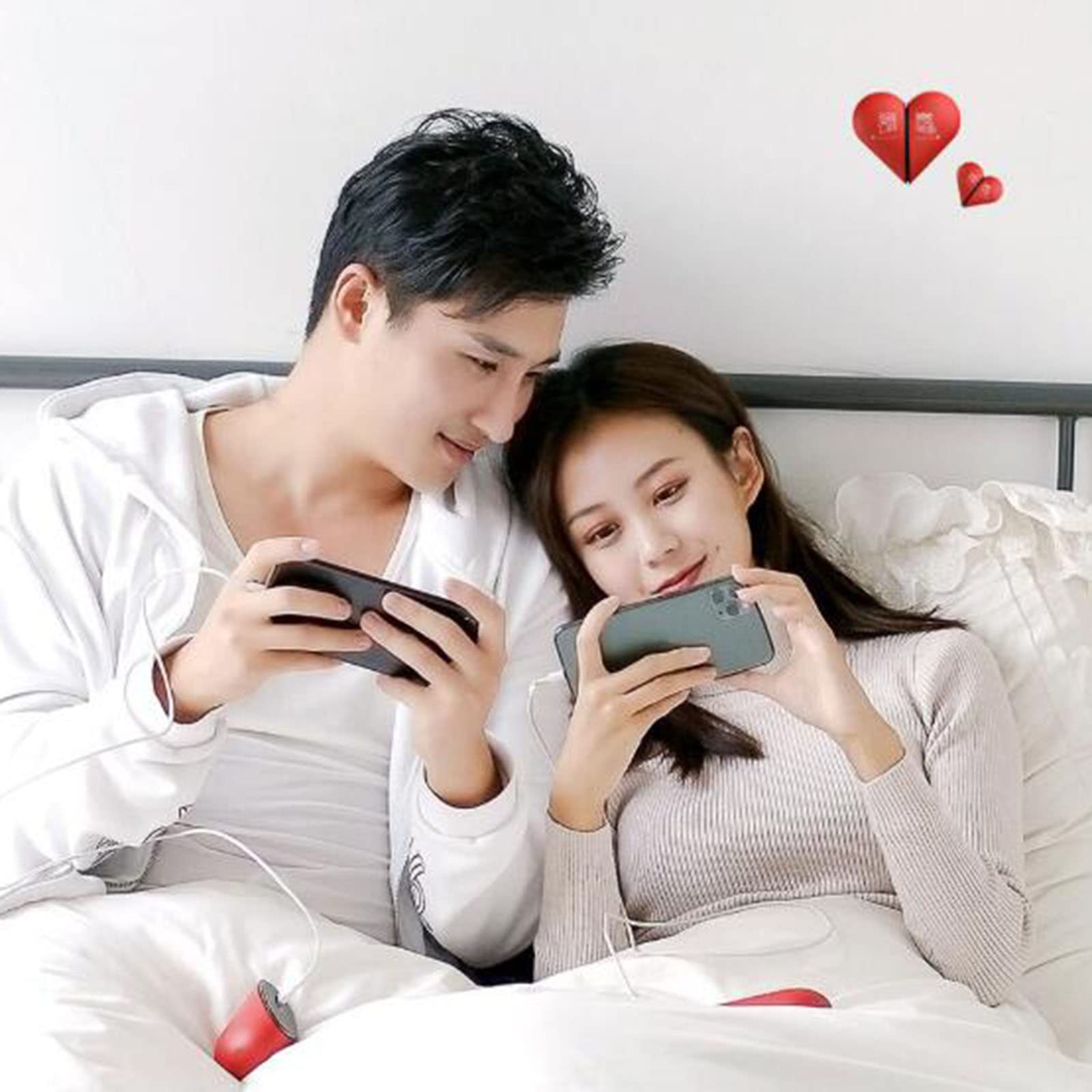 2021 Upgrade 2 in1 Chauffe-Mains Chauffe-Mains magnétiques Rechargeables USB, pour Tous Ceux Qui Vous tiennent à cœur des Femmes et des Hommes,Vert,8000mAh