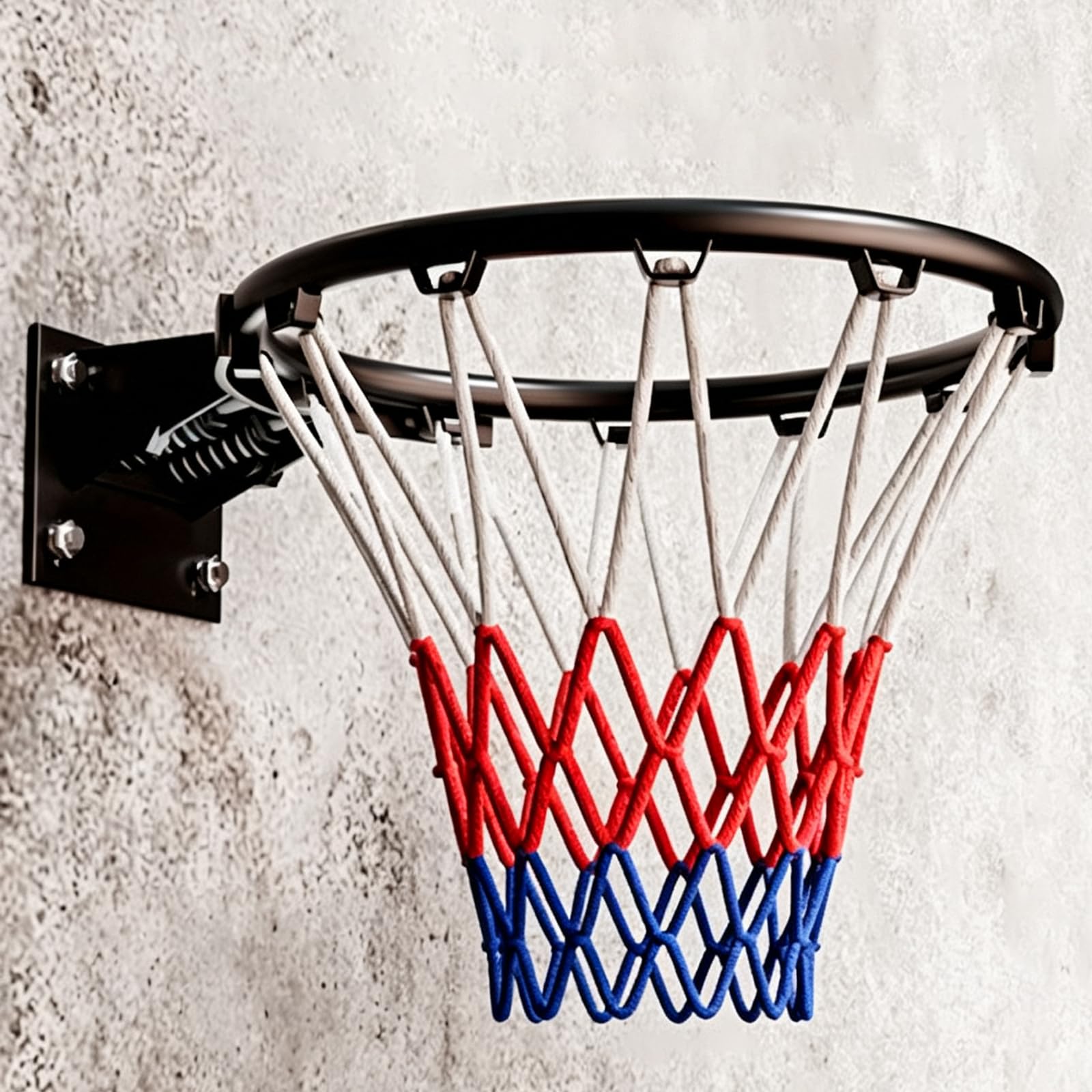 Aro de baloncesto de pared exterior fácil de instalar para evitar bases estorbosas